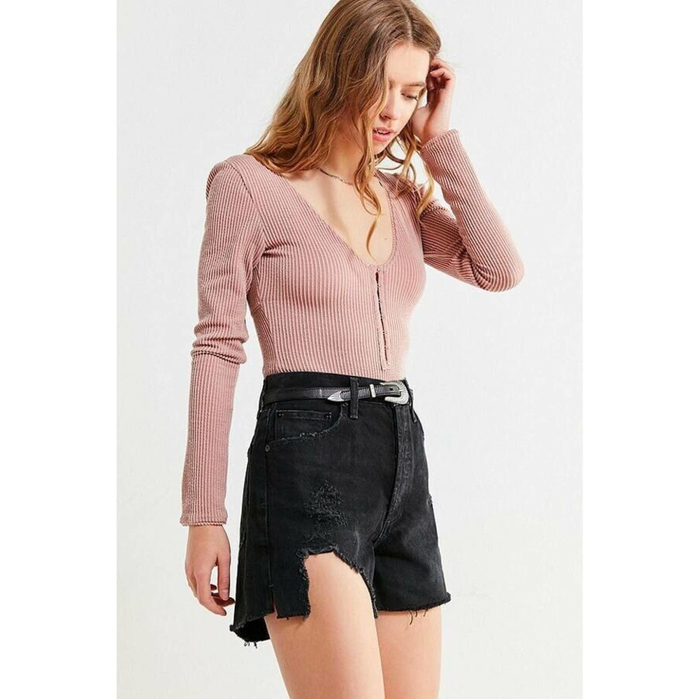 NOWT Agolde Dee Ultra High Rise Shorts In Seeker Size 23
